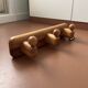 Vintage solid wood coat rack