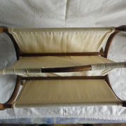Porte revu en bambou et tissus