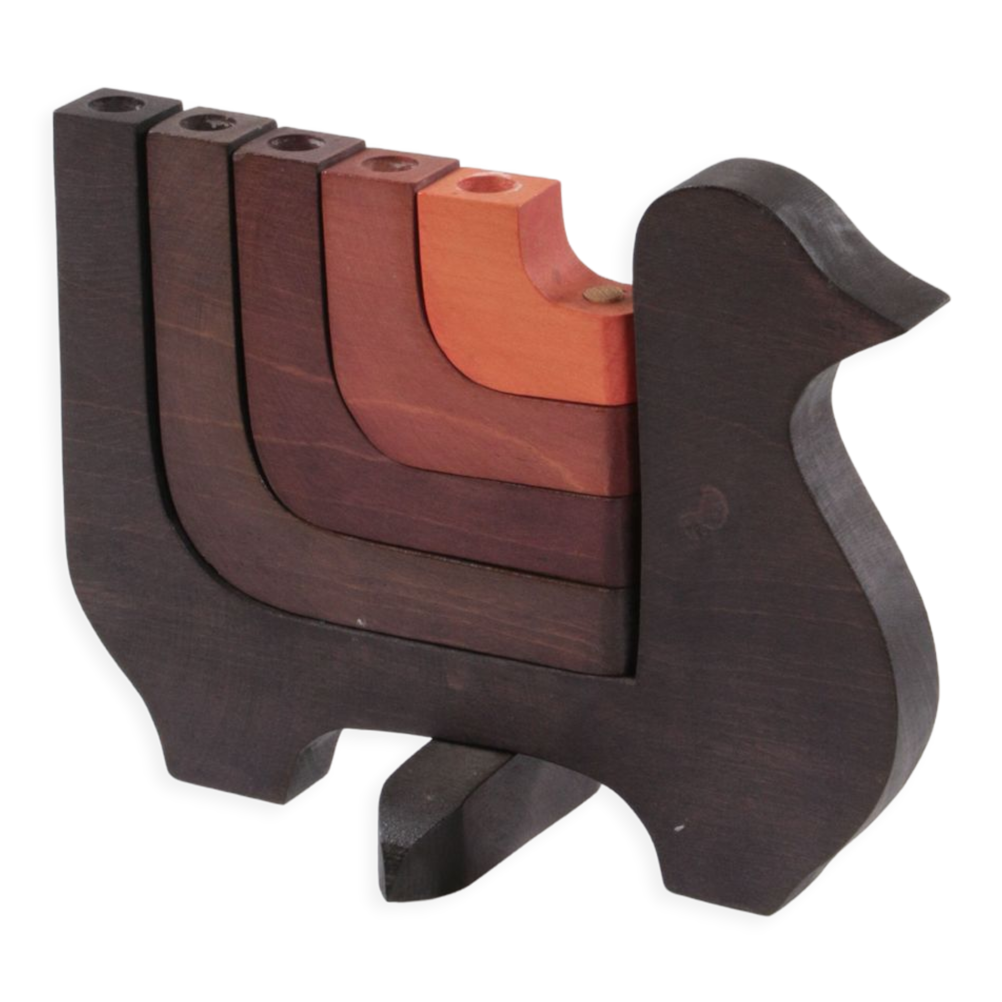Handmade candle holder design by Don Shoemaker, 1970 Mexico