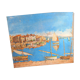 Oil sue canvas in old linen