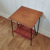 Side table turntable vinyl record holder