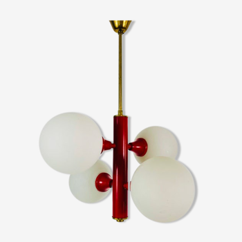 Red suspension by Kaiser, Germany, 60s