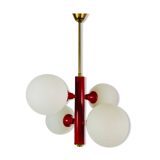 Red suspension by Kaiser, Germany, 60s