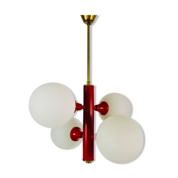 Red suspension by Kaiser, Germany, 60s