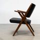 Leather lounge chair by Dal Vera