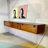 Scandinavian floating sideboard 1960