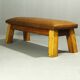 Leather Bench, 1950s II
