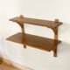 Double étagère vintage en bois