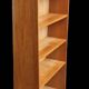 Vintage library shelf with compass base