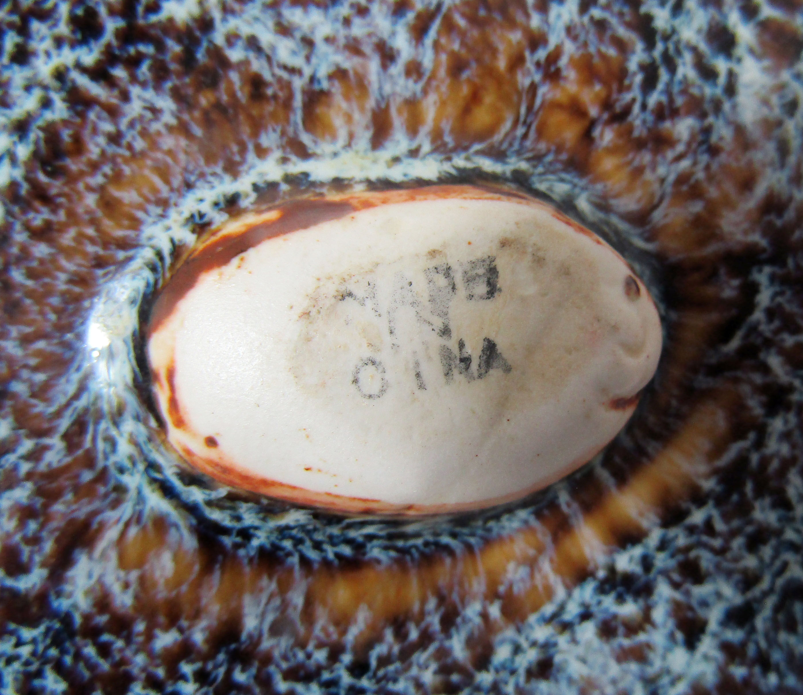 ceramic crab shell empty pocket