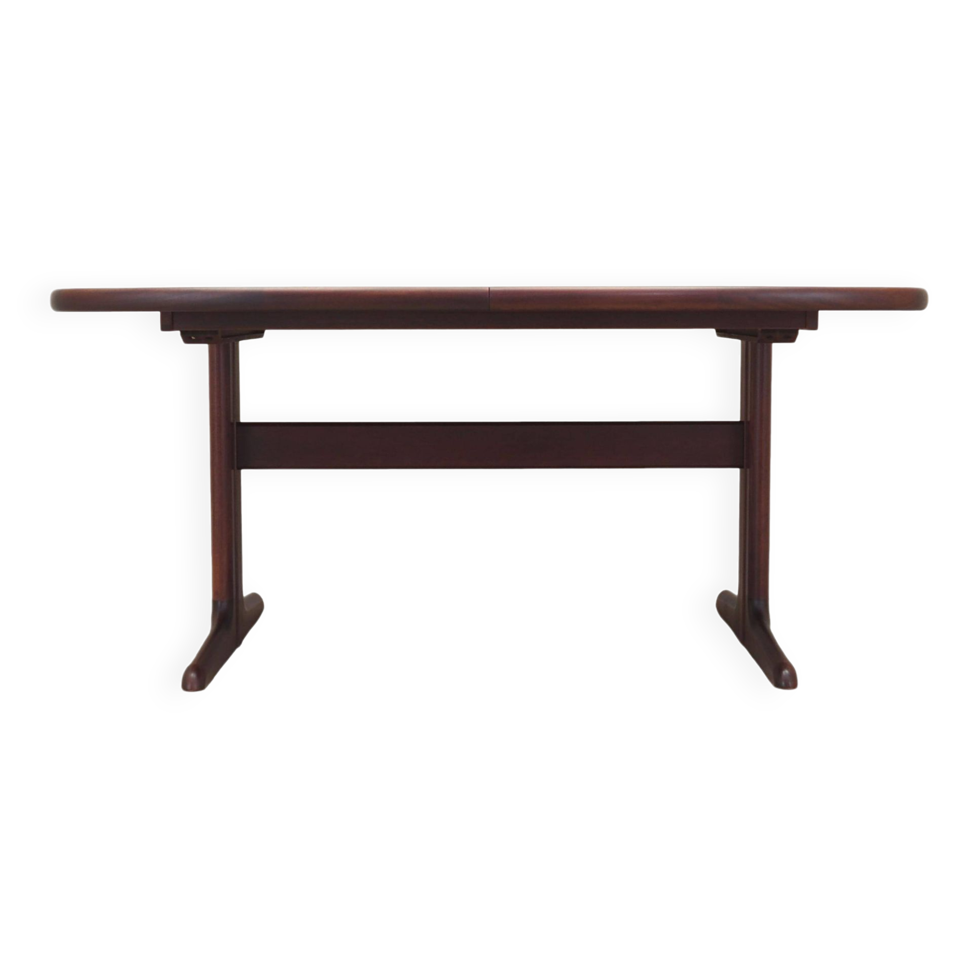 Mahogany table, Danish design, 90s, manufacturer: Skovby