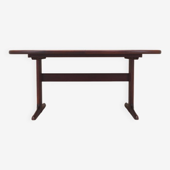 Mahogany table, Danish design, 90s, manufacturer: Skovby