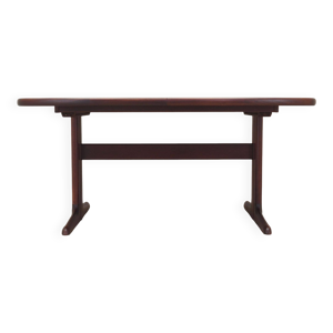 Table en acajou, design