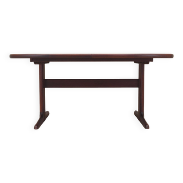 Mahogany table, Danish design, 90s, manufacturer: Skovby