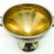 Secession basket sugar bowl, nickel-plated brass, Germany, early 20th century