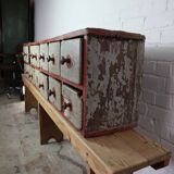 Antique workshop cabinet