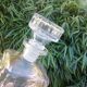 Carafe à whisky en verre ciselé
