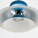 Blue Fog & Mørup / Erik Balslev pendant lamp / Mid-century Danish modern design / 1970s