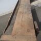 Peugeot brand old green patina wooden workbench