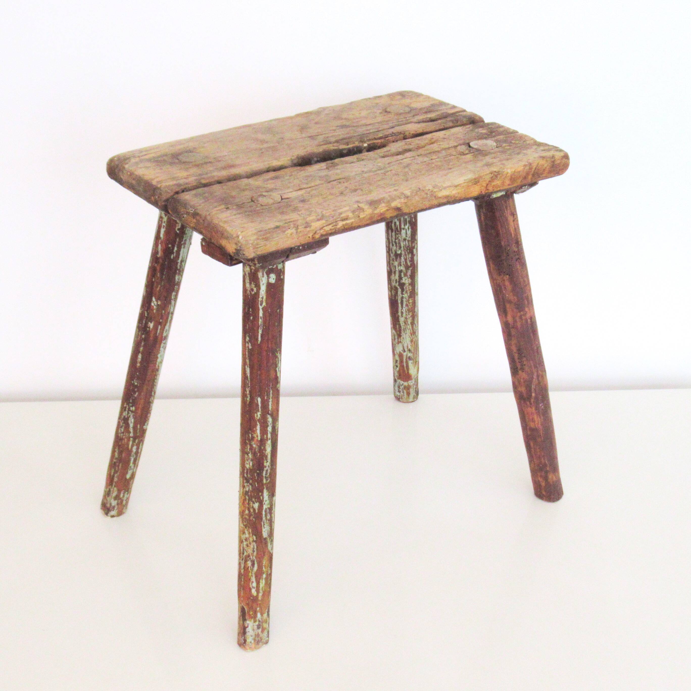 Folk art stool
