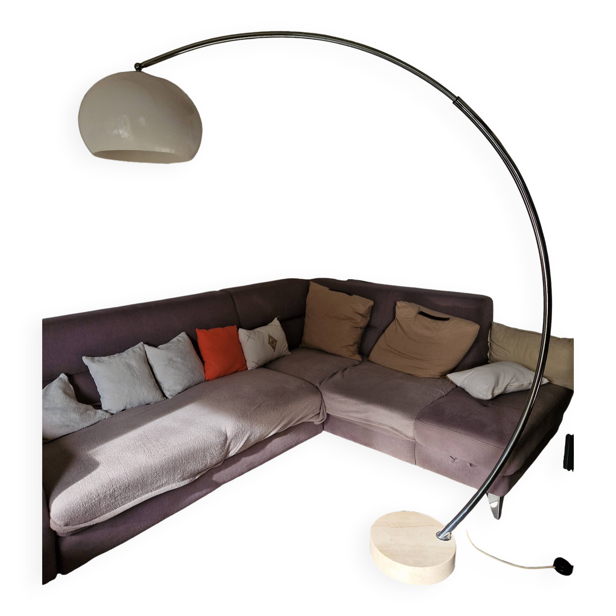 Lampe vintage Roche bobois arc année 70