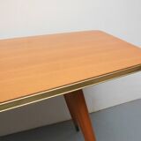 1950s coffeetable ship shaped in ash