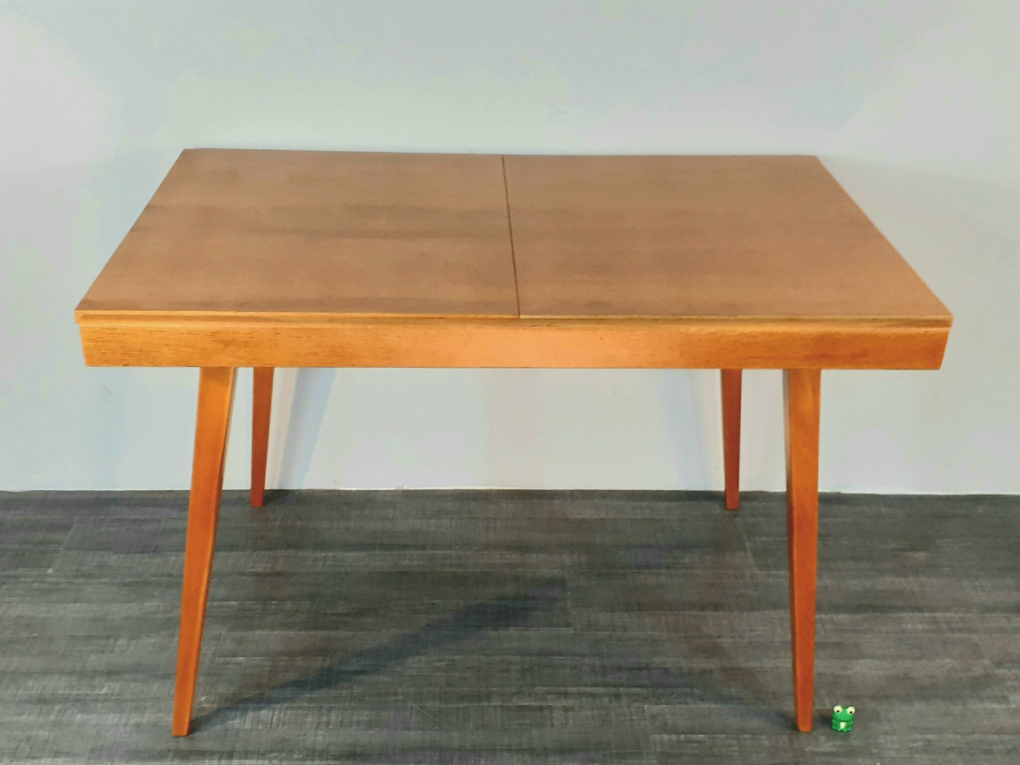 Extendable table in Beech Frantisek Jiràk by Tatra, Vintage Czechoslovak 1950s
