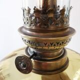 Kerosene lamp Art Nouveau bronze foot