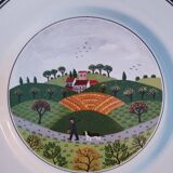 3 villeroy and boch plates