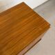Vintage teak sideboard, mid-century style, with doors and drawers.