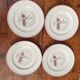 Lot of 4 old Italian plates