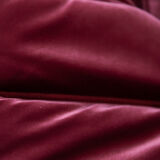 Chauffeuse d'angle Togo en velours bordeaux modèle dessiné par Michel Ducaroy 1973