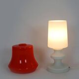 Vintage Glass Table Lamp from Lighting Glass, 1970s
