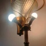 Floor lamp Table lamp signed Malabert house 1930 Art Deco DLG rings Quinet