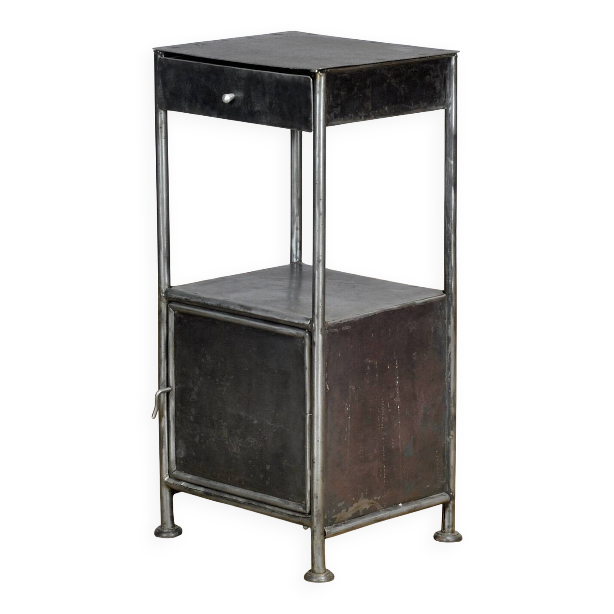 Iron Nightstand, circa 1920