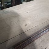 Oak mirror with twisted columns