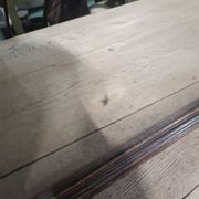 Miroir en chêne à colonnes torsadées