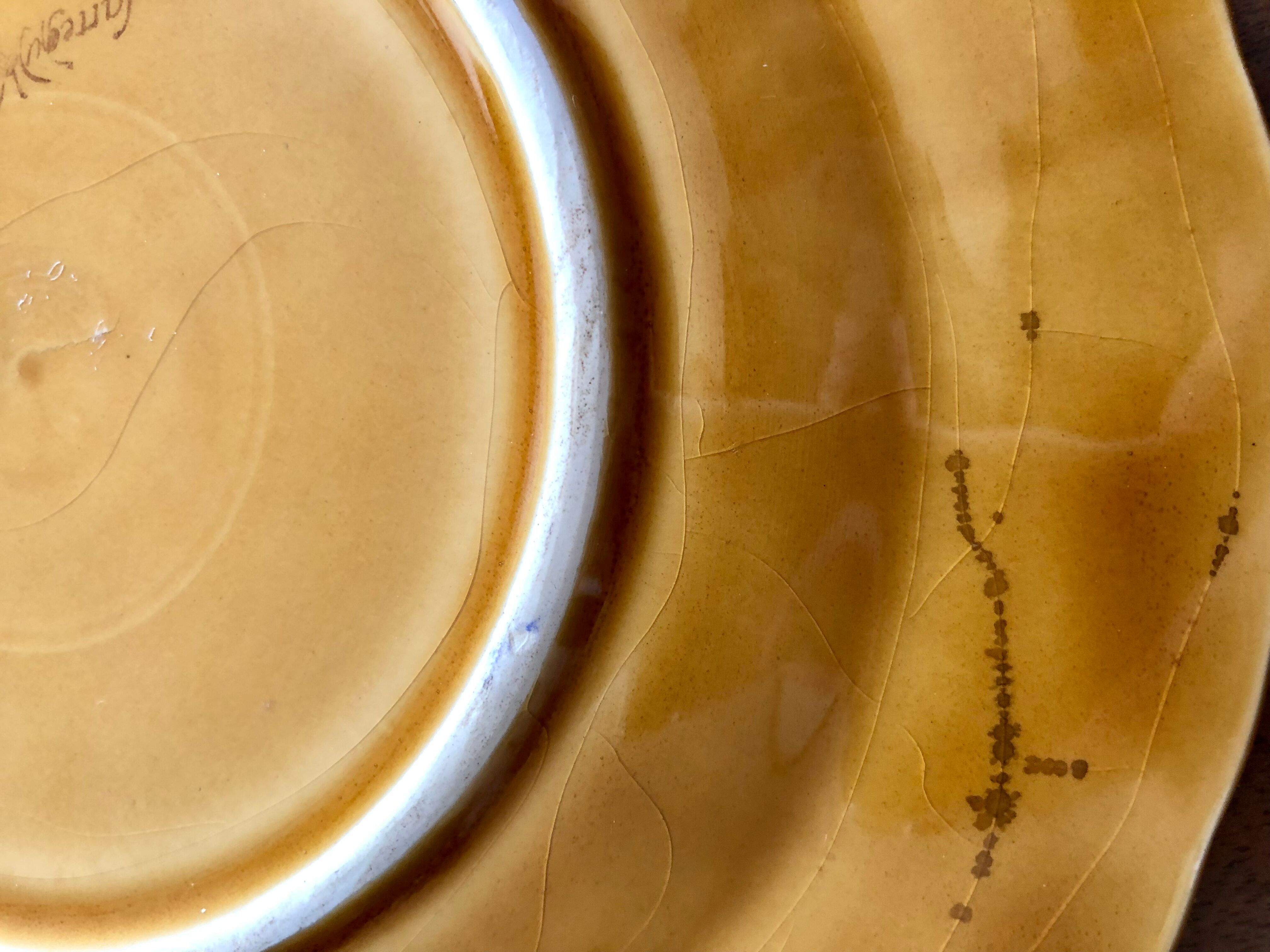 Sarreguemines slurry plate