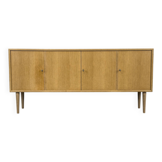 Buffet en chêne clair des années 1970 de WK Möbel.
