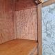 Renovated old oak cabinet, walnut magnifying glass and canning