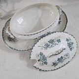 Small iron clay soup tureen