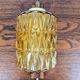 Wall lamp in rosewood, brass and glass, Denmark, 1960.