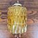 Wall lamp in rosewood, brass and glass, Denmark, 1960.