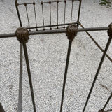 Cast iron and wrought iron bed 1950