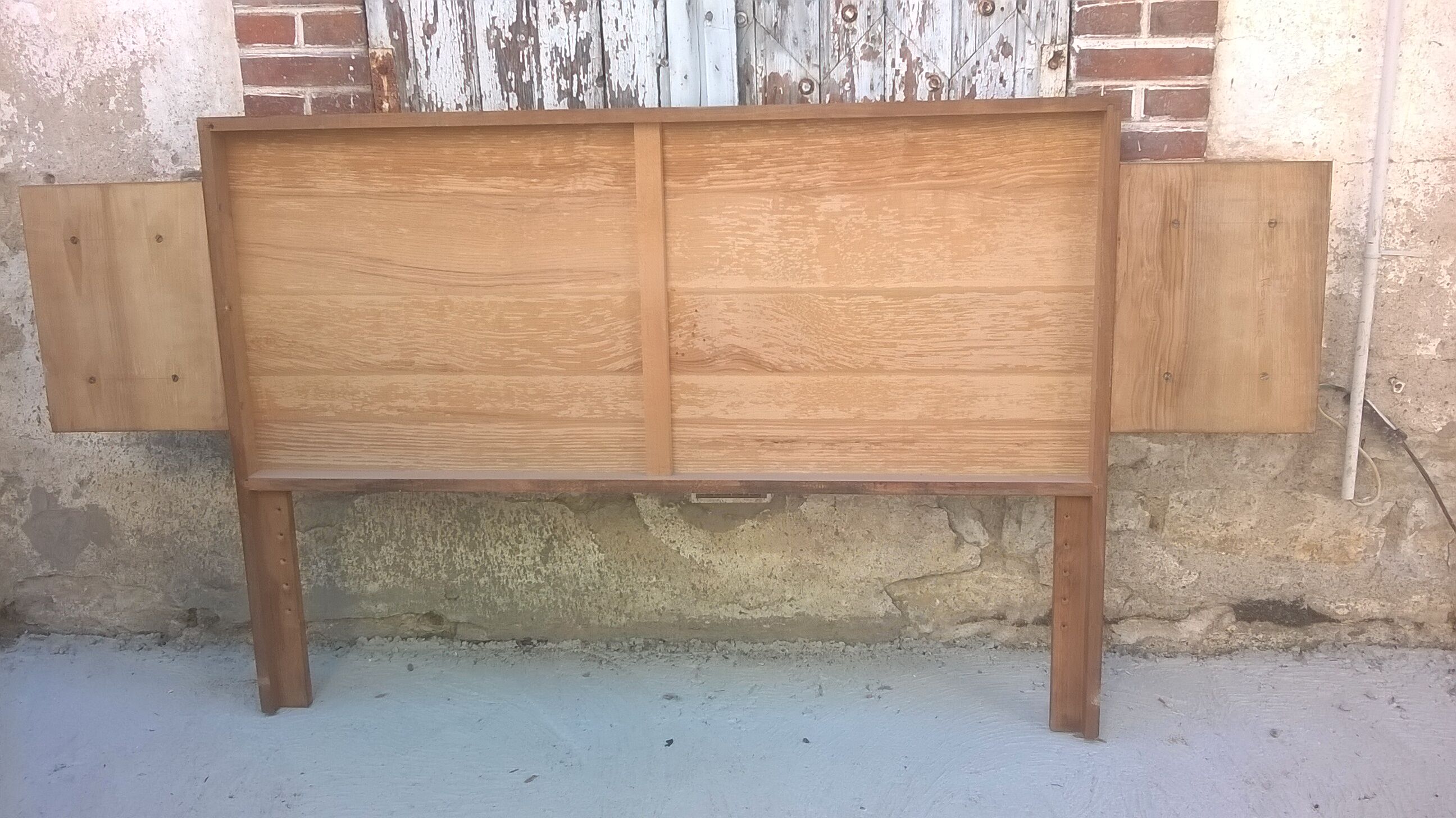 Headboard oak shelves year 60