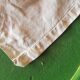 Drap ancien en lin monogrammé 3,40x2,20 m