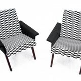 A set of retro armchairs, Czechoslovakia, 1960s