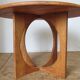 Nielson-stamped solid teak coffee table