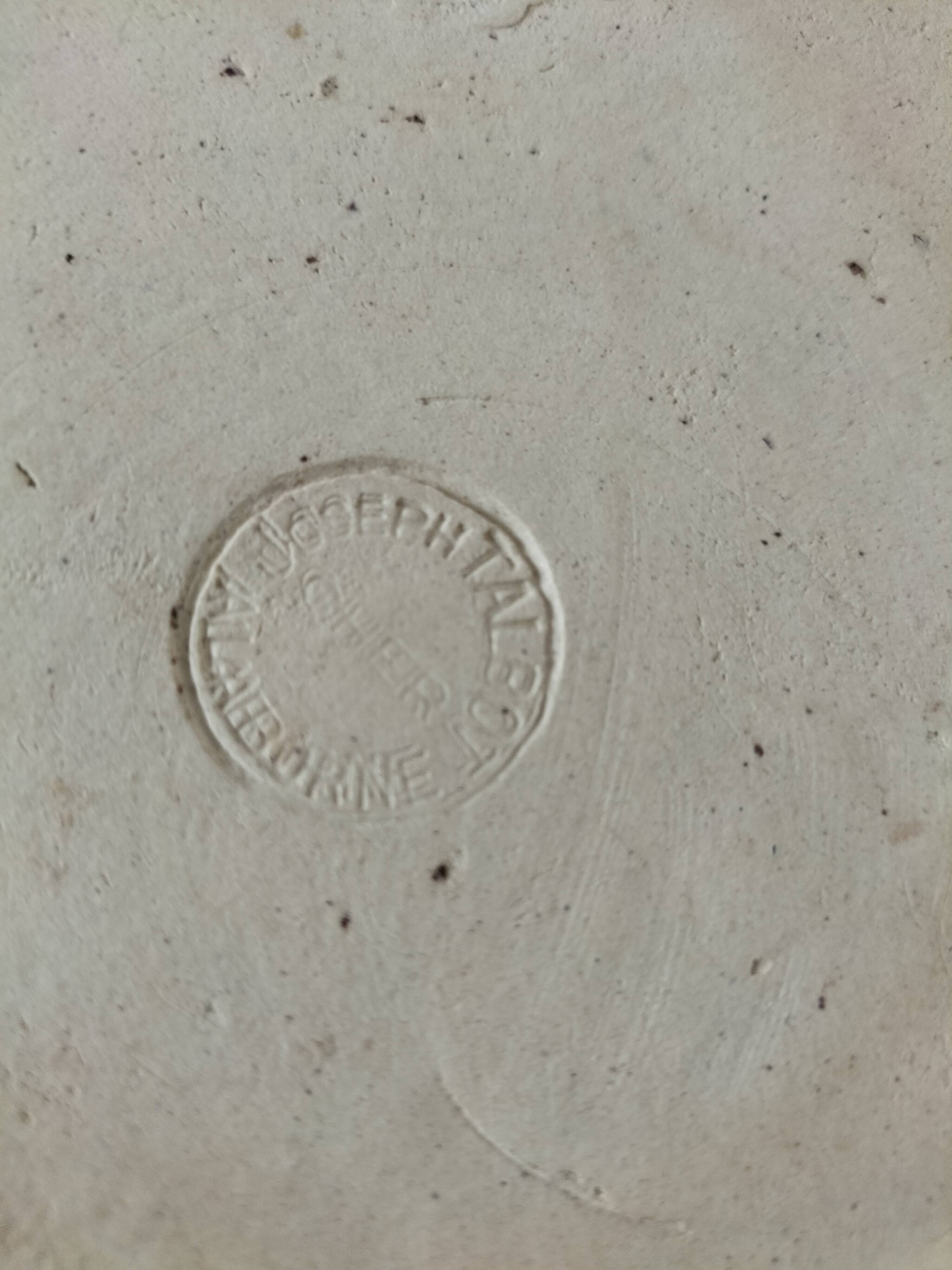 Large enamelled stoneware bowl signed Joseph Talbot, La Borne