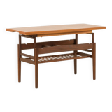 Vintage elevator teak table attr. to Kai Kristiansen, 1960s